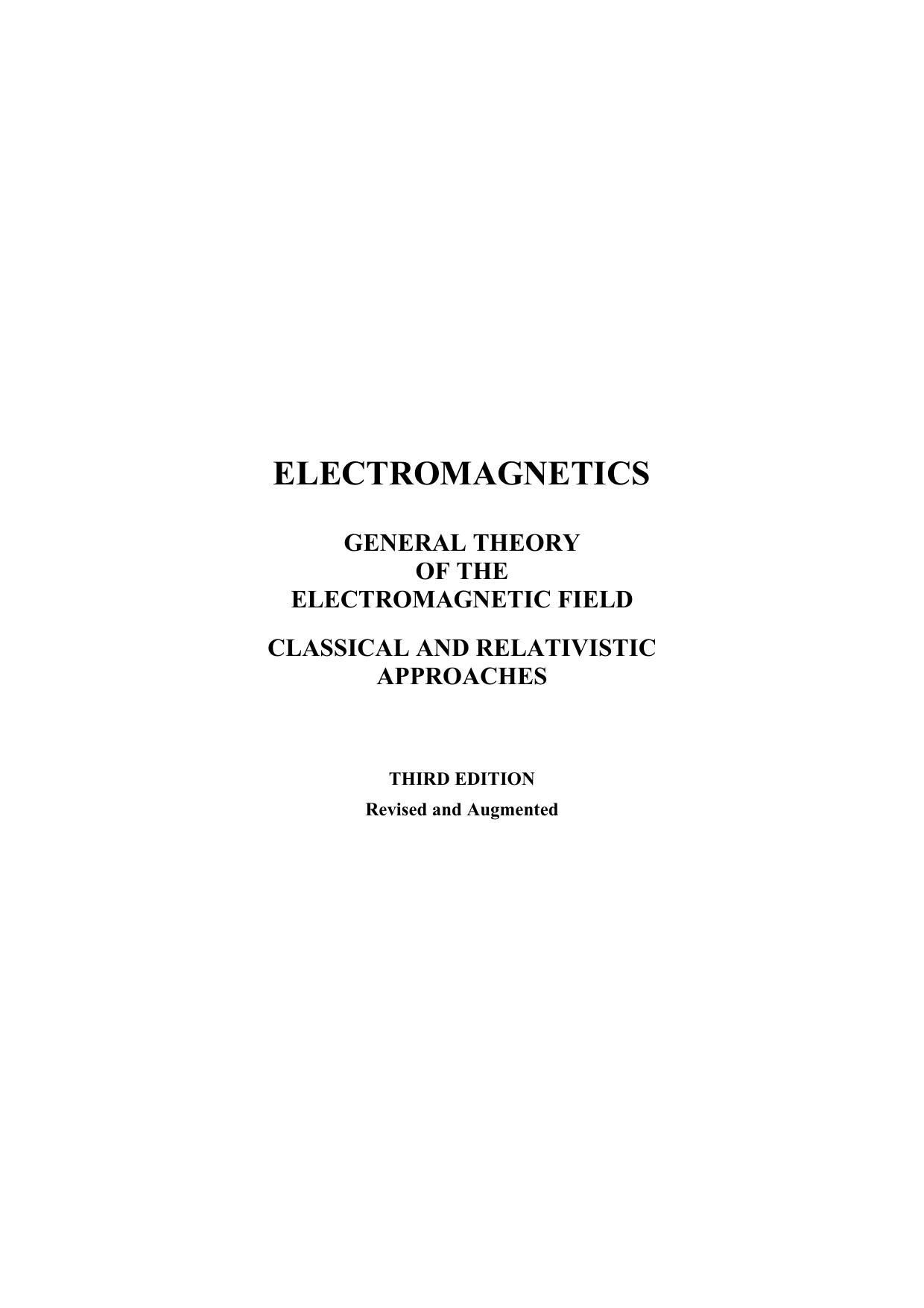Electromagnetics 2012