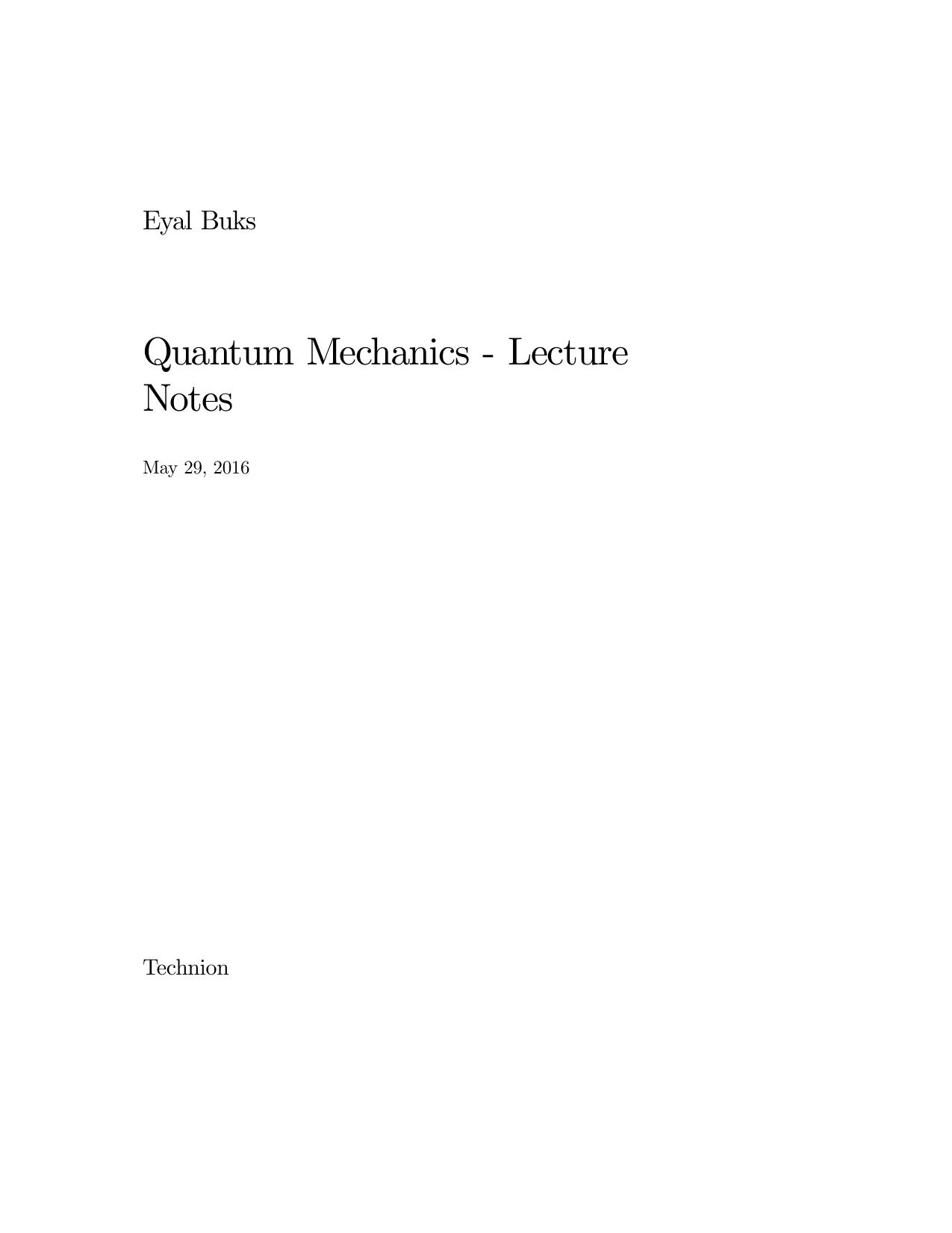 qm_lecture_notes.dvi
