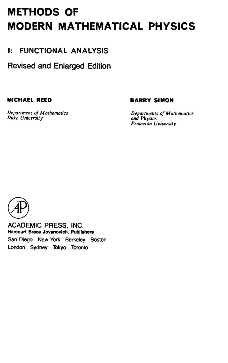 METHODS OF MODERN MATHEMATICAL PHYSICS 1980 ( PDFDrive.com )