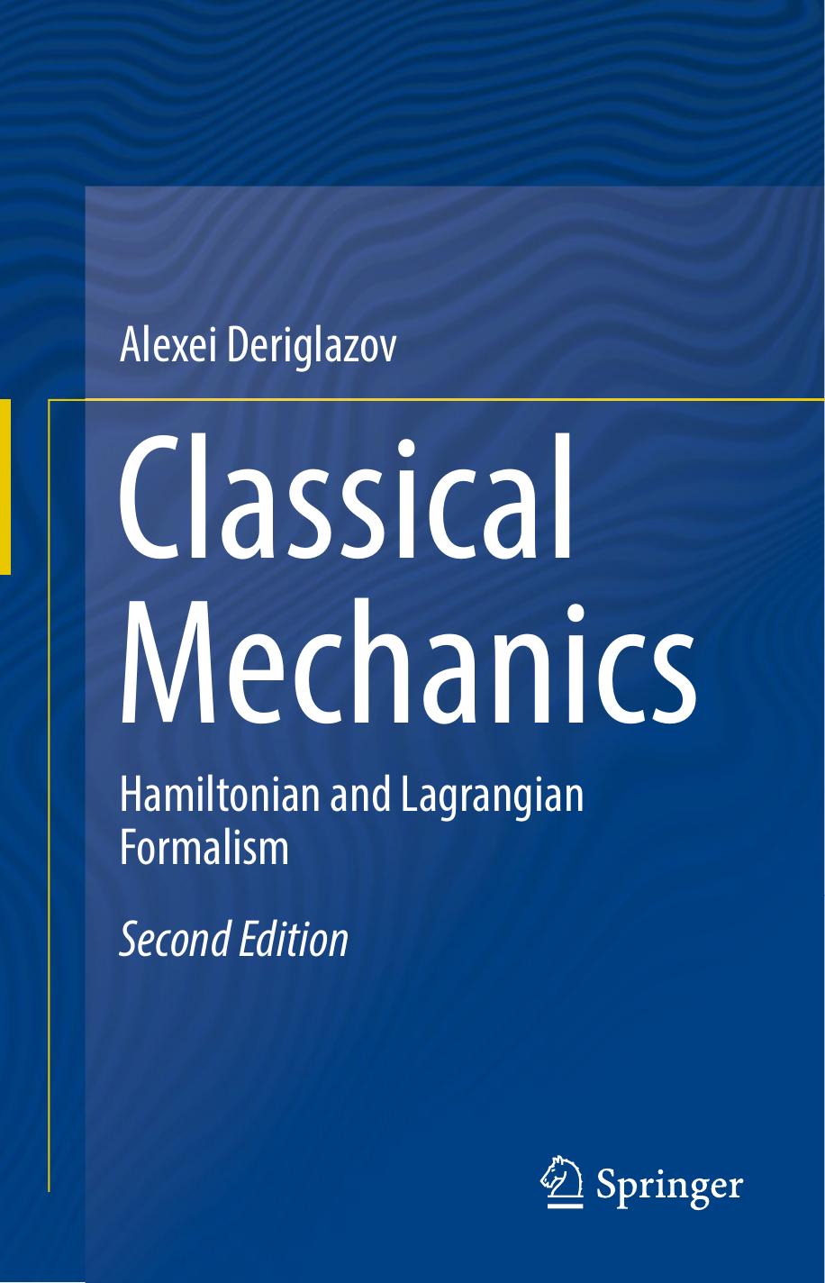 Classical Mechanics  Hamiltonian and Lagrangian Formalism ( PDFDrive.com ) (1)