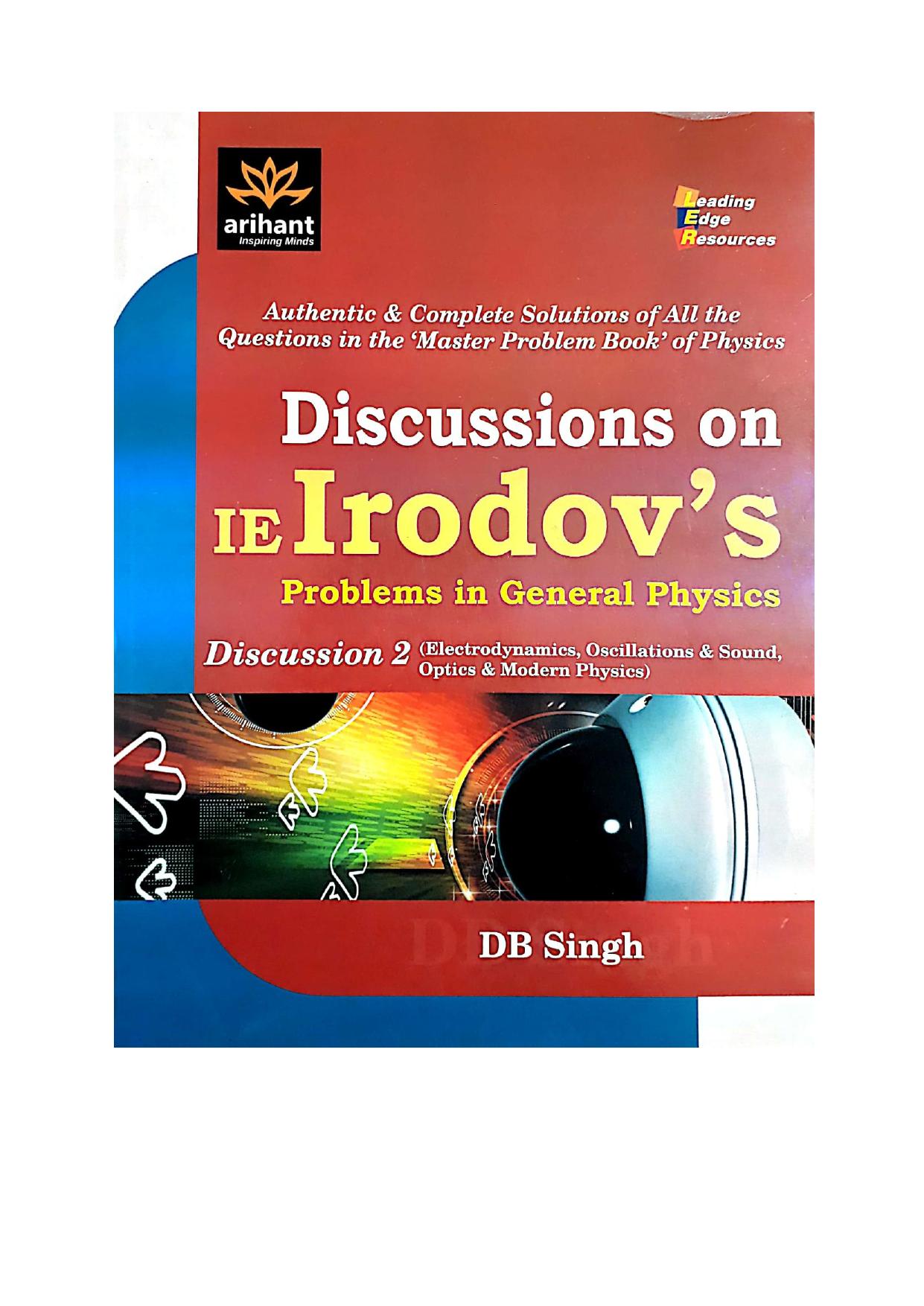 Modern Physics Discussions on I E Irodov solutions Problems  ( PDFDrive.com )