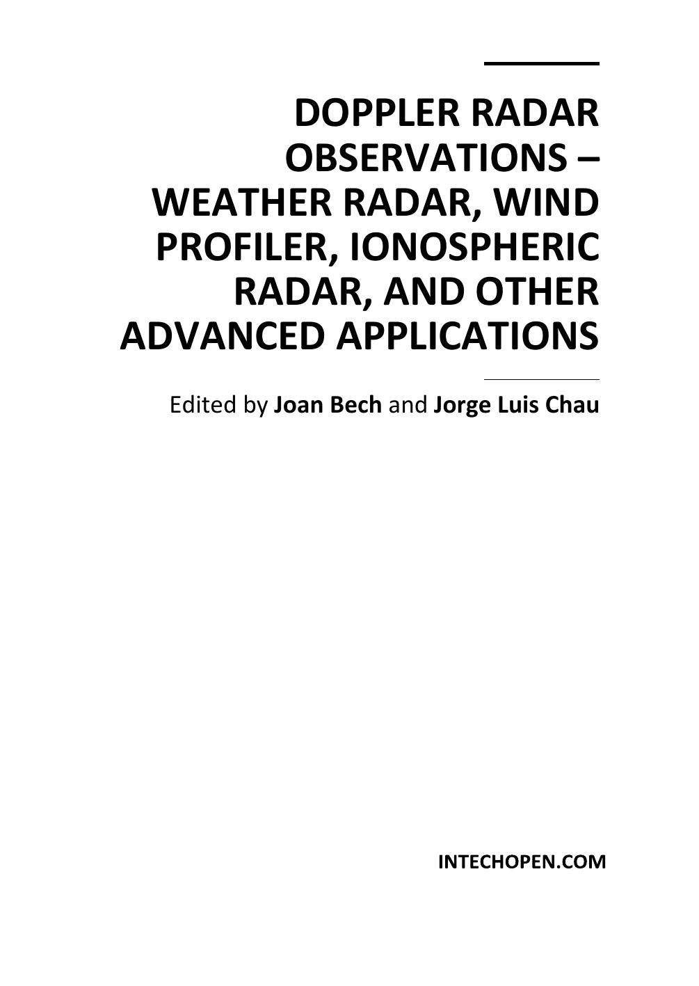 Doppler radar observations   weather radar, wind profiler, ionospheric radar, 2012 ( PDFDrive.com )