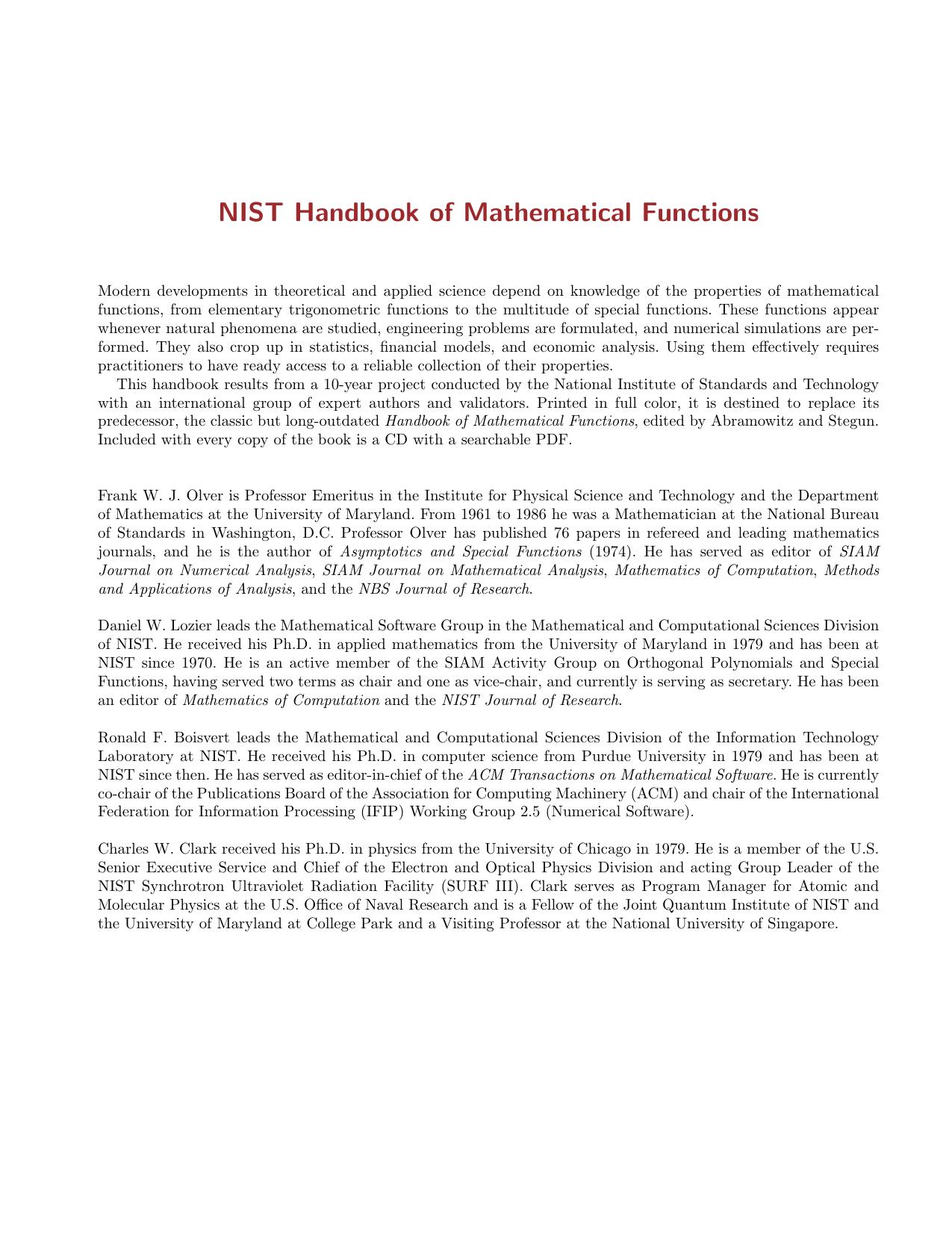 The Handbook of Mathematical Functions