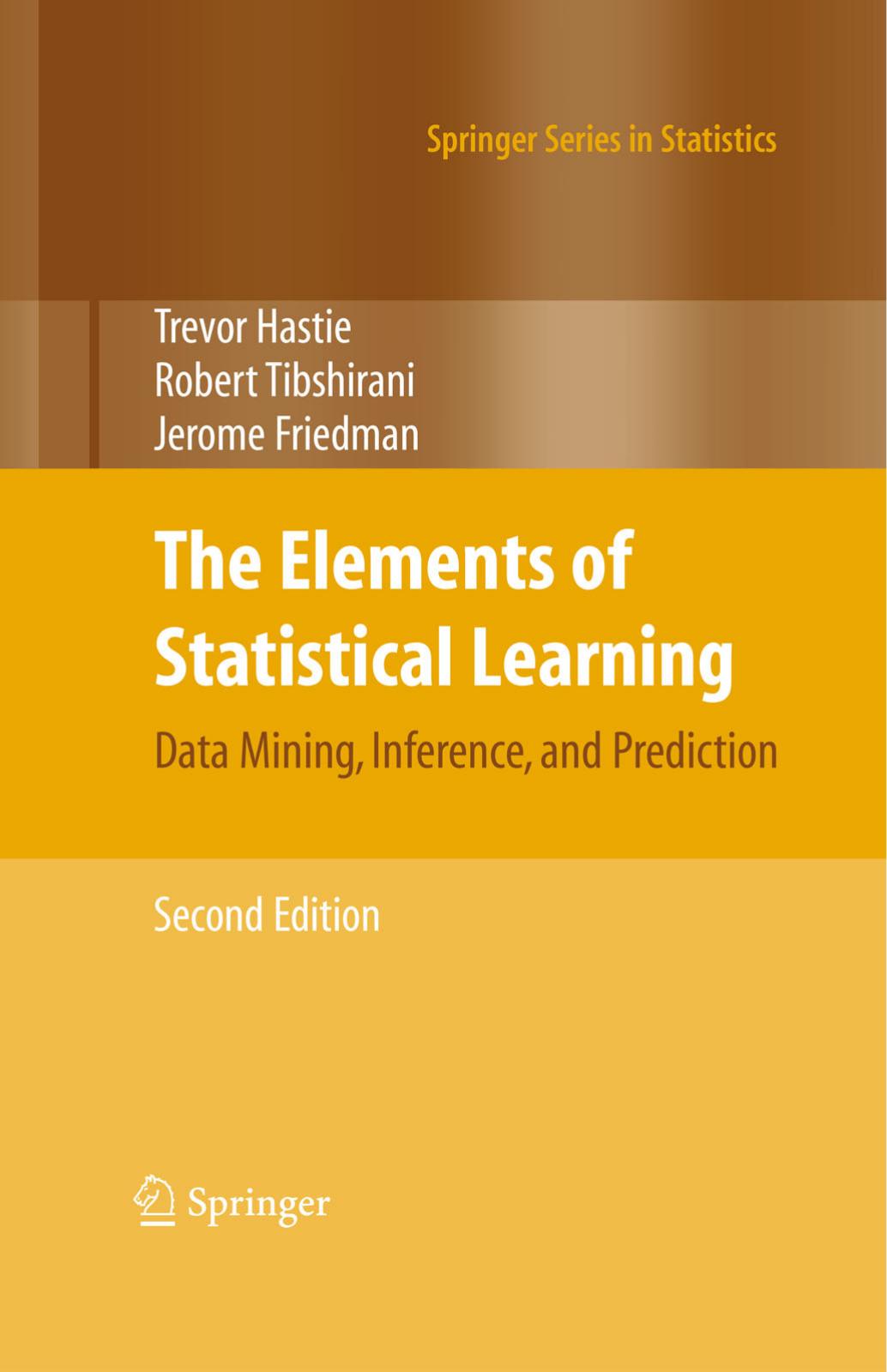 2009  Book  The Elements Of Statistical Learning dada mining