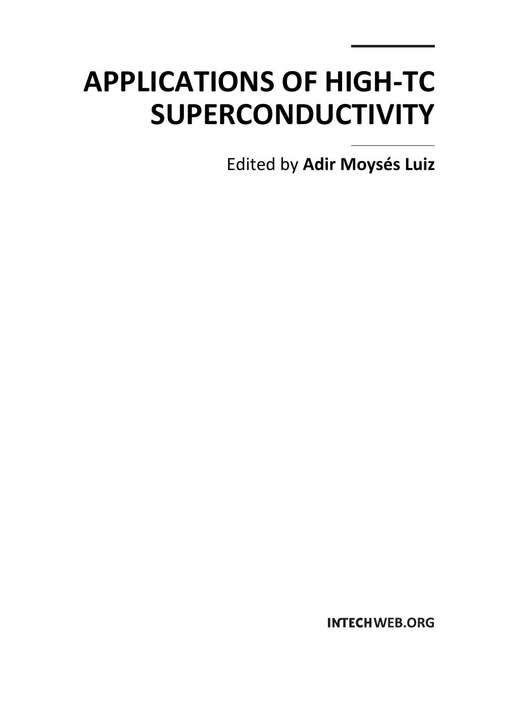 Applications of High-Tc Superconductivity 2011.pdf