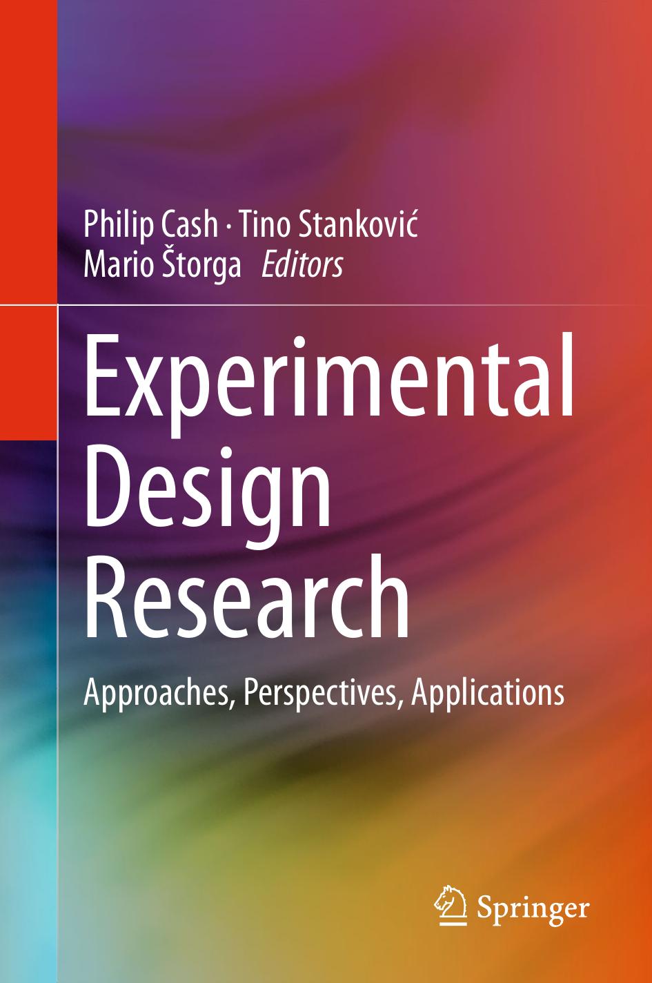 Experimental Design Research  Approaches, Perspectives, Applications ( PDFDrive ) 2016