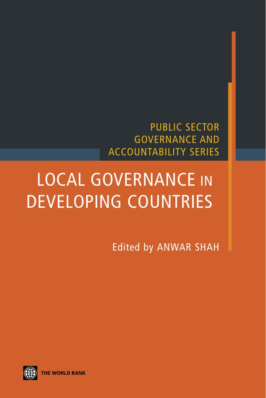 Local Governance in Developing Countries - ISBN: 0821365657