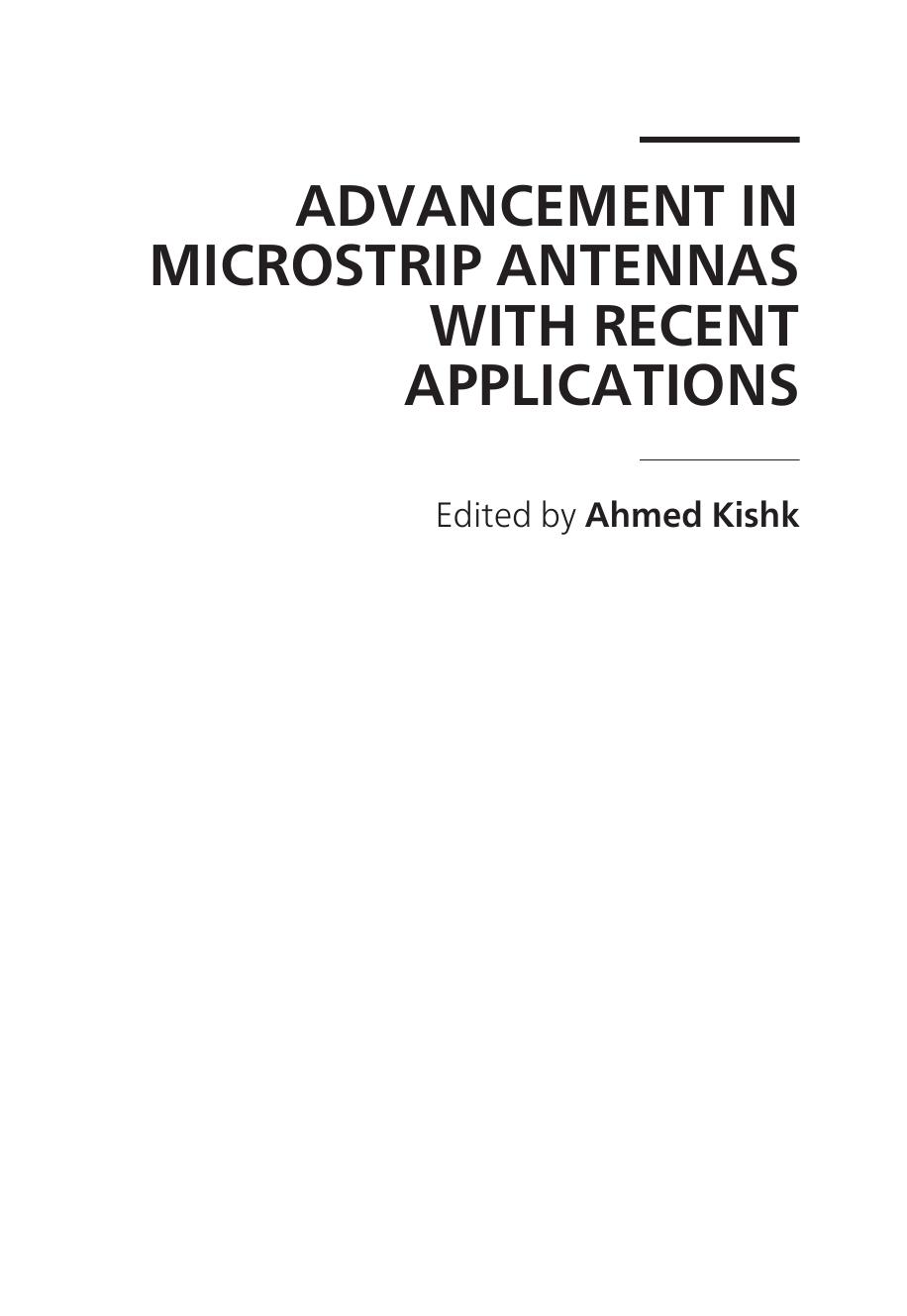 Advancement in Microstrip Antennas with Recent Applications 2013.pdf