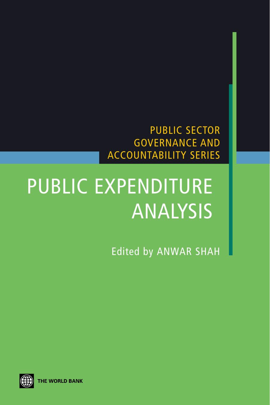 Public Expenditure Analysis - ISBN: 0821361449