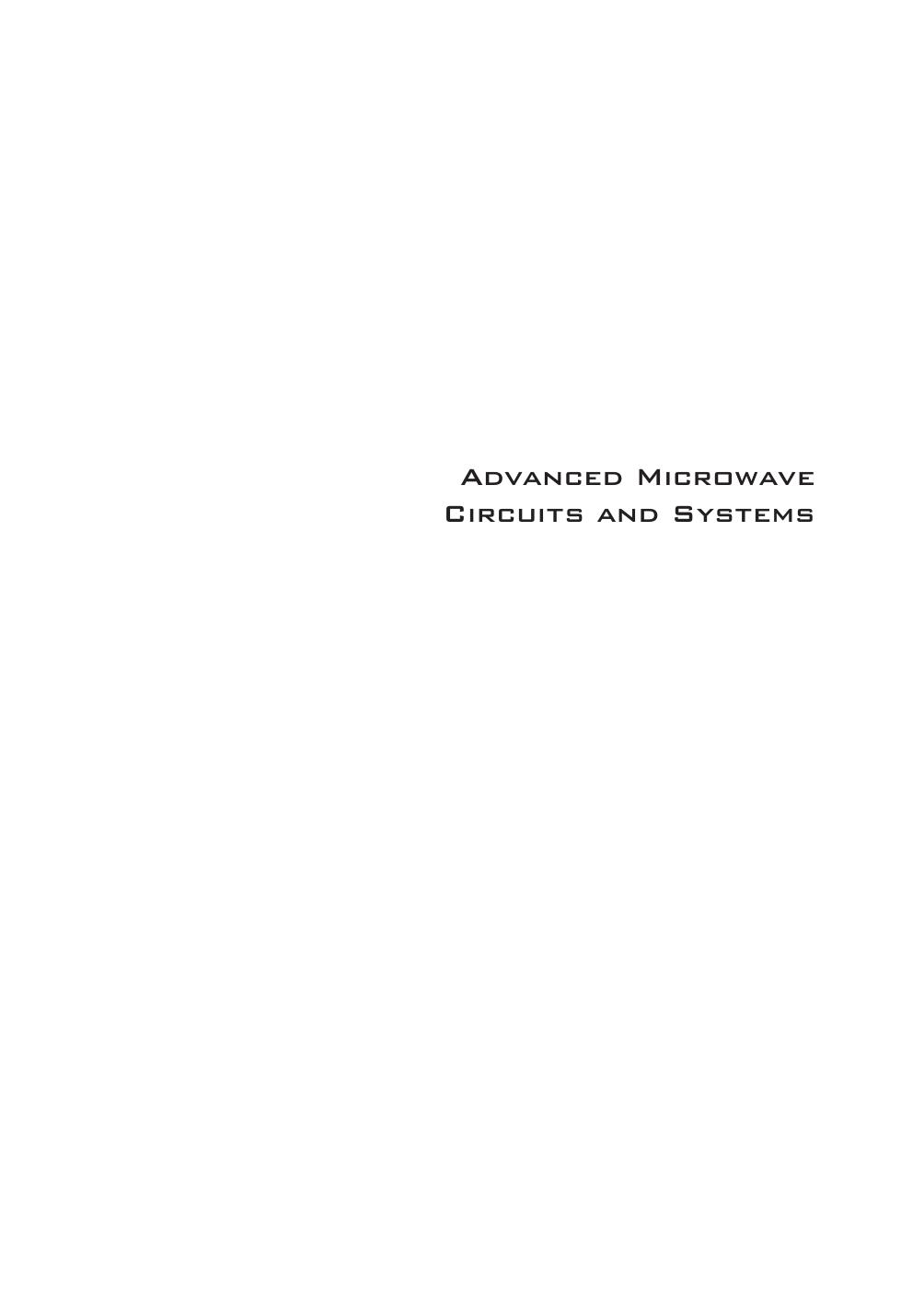 Advanced Microwave Circuits and Systems 2010.pdf