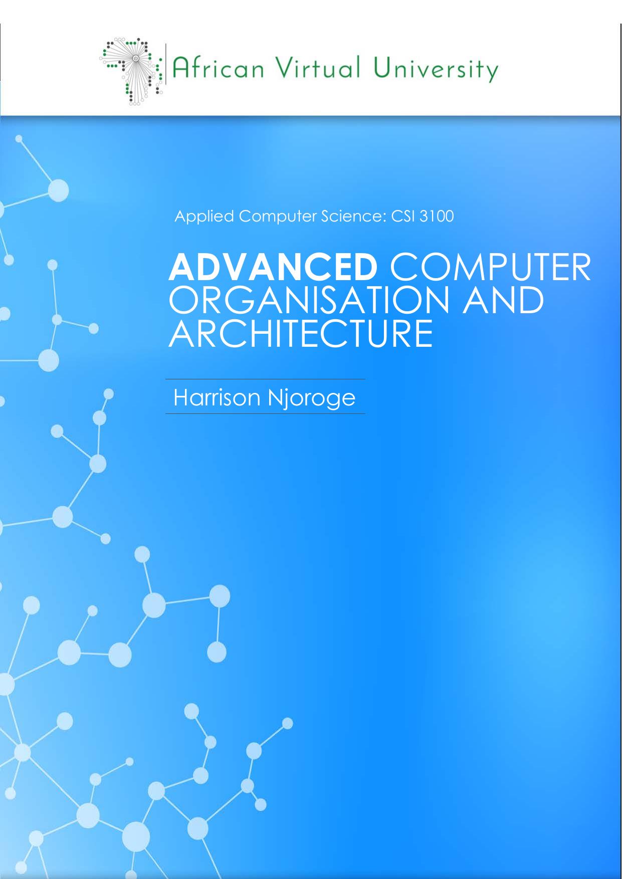 Advanced Computer Organization   Architecture