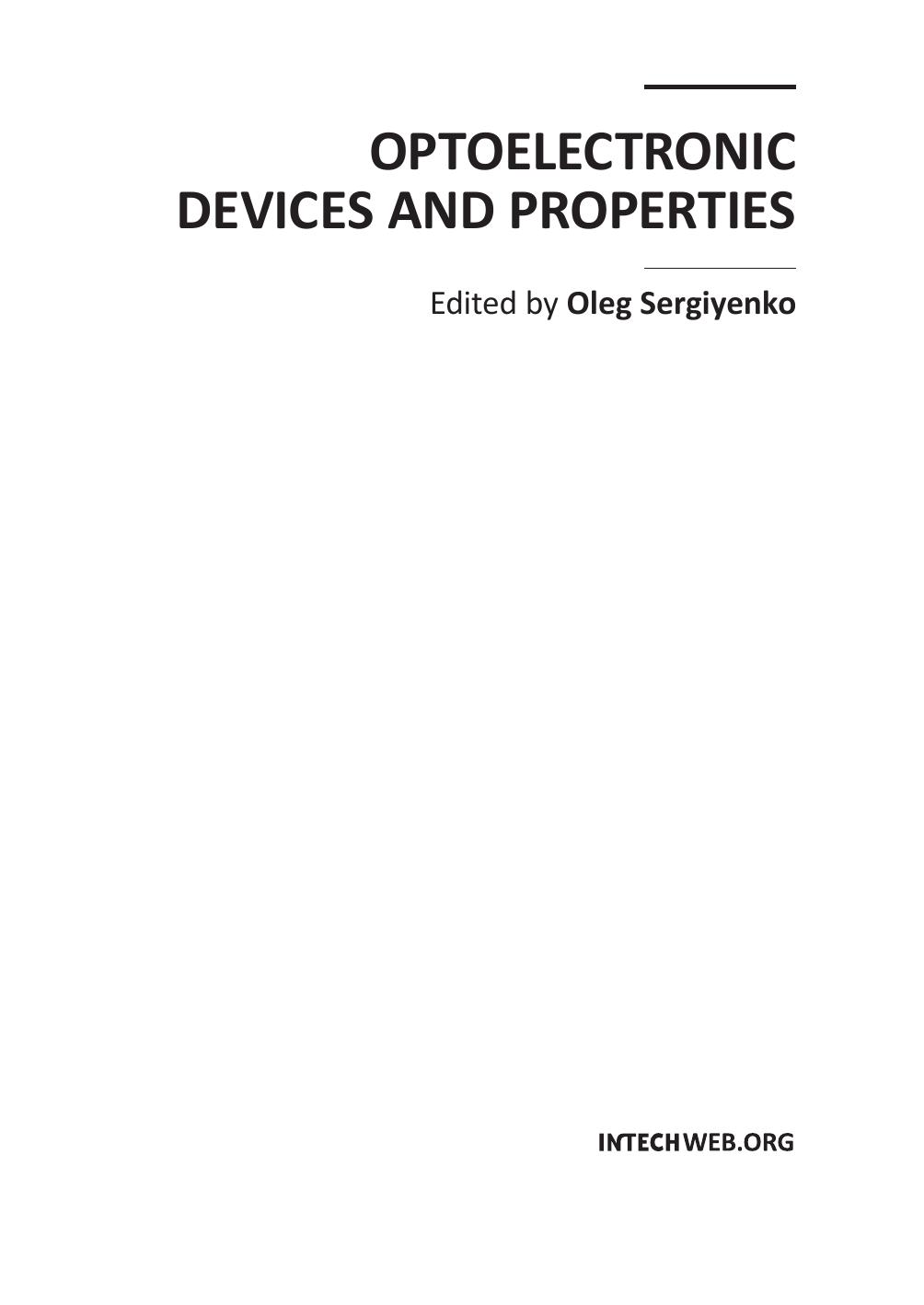 Optoelectronic Devices and Properties.indd