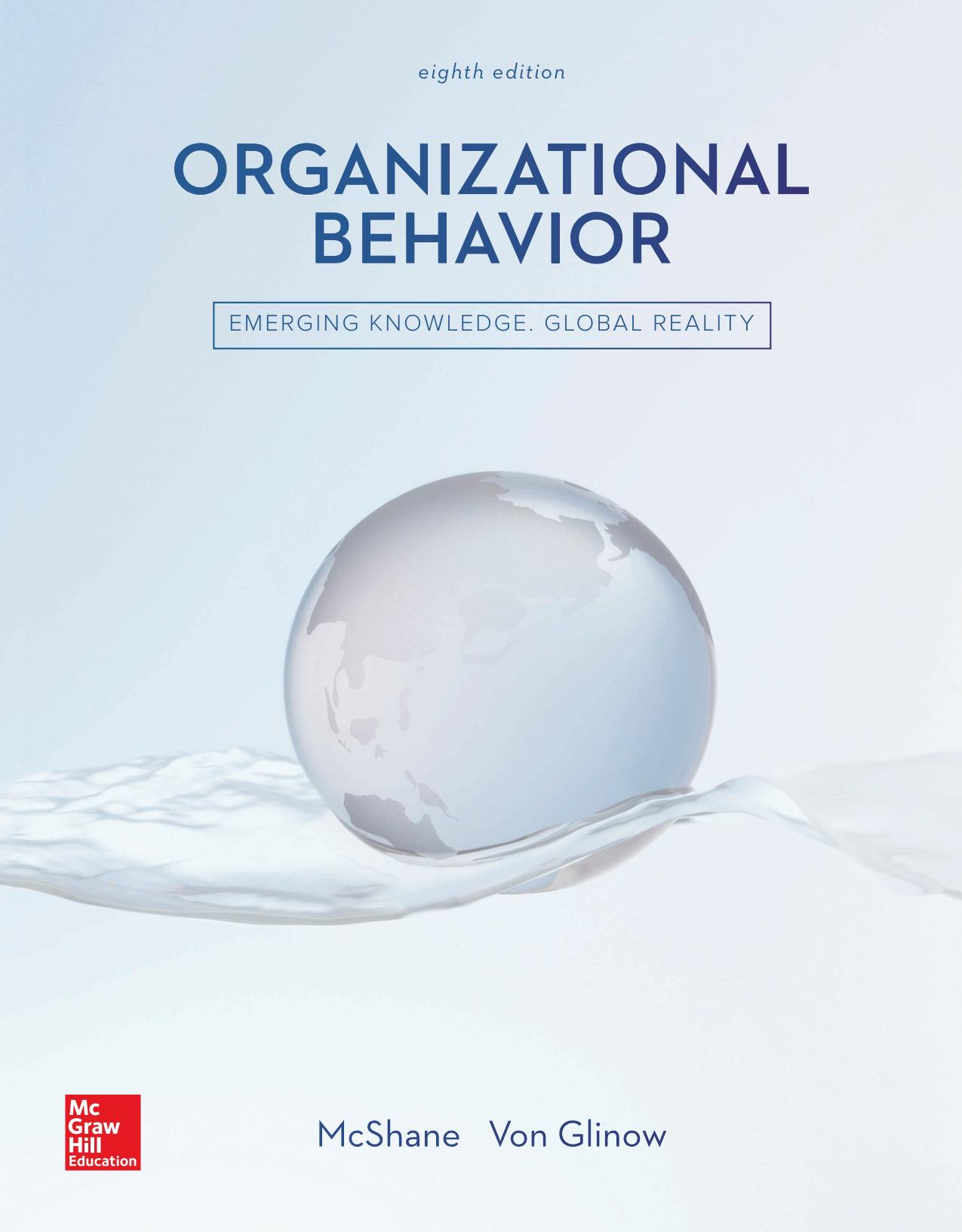 Organizational behavior; Eighth Edition