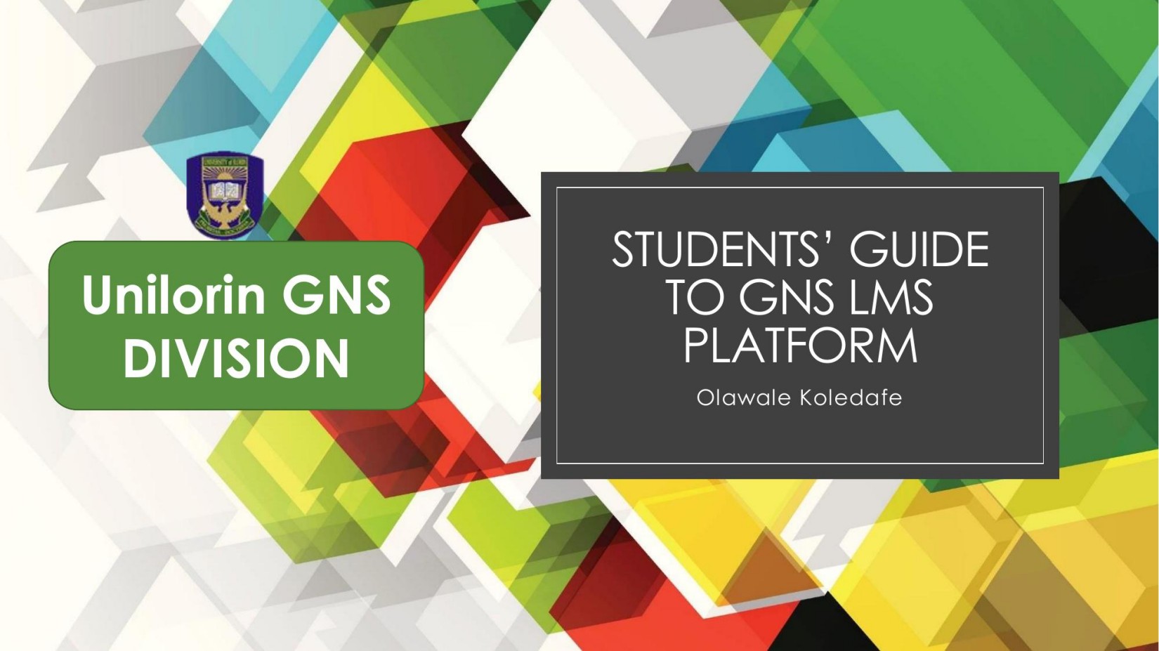 Students’ guide to GNS LMS Platform 2021