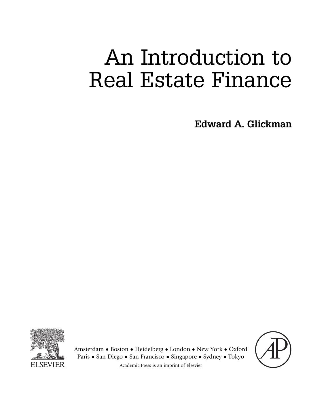 An Introduction to Real Estate Finance  2014( PDFDrive )