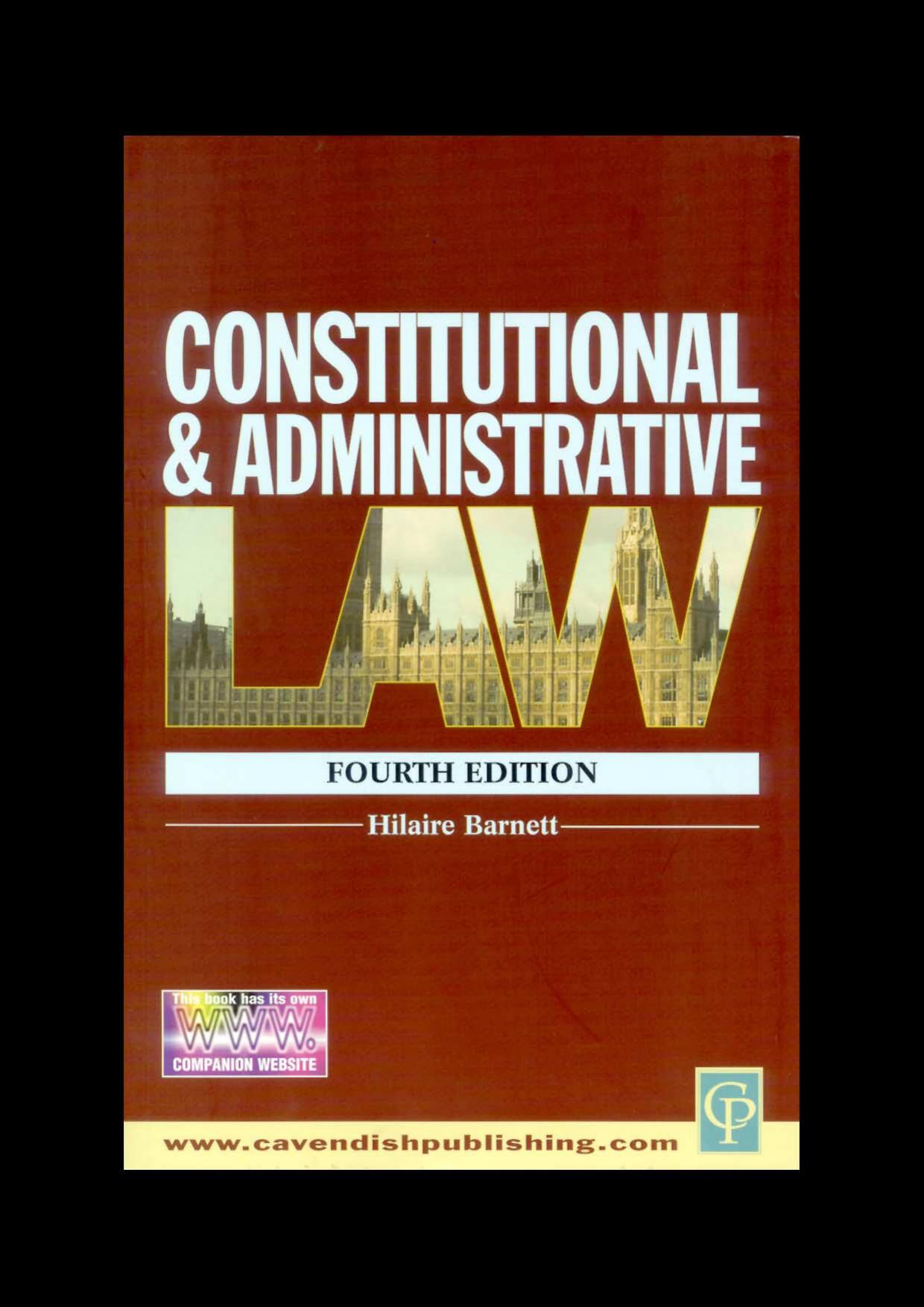 Constitutional and Administrative Law, Fourth Edition