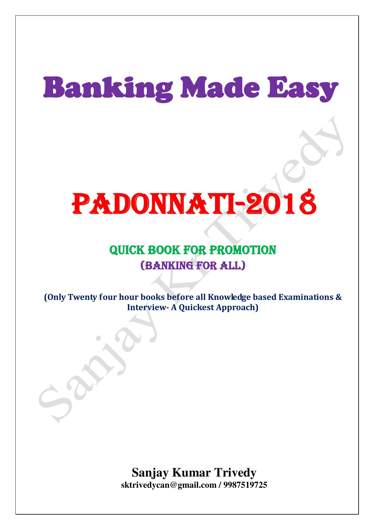 Microsoft Word - PADONNATI - BANKING MADE EASY
