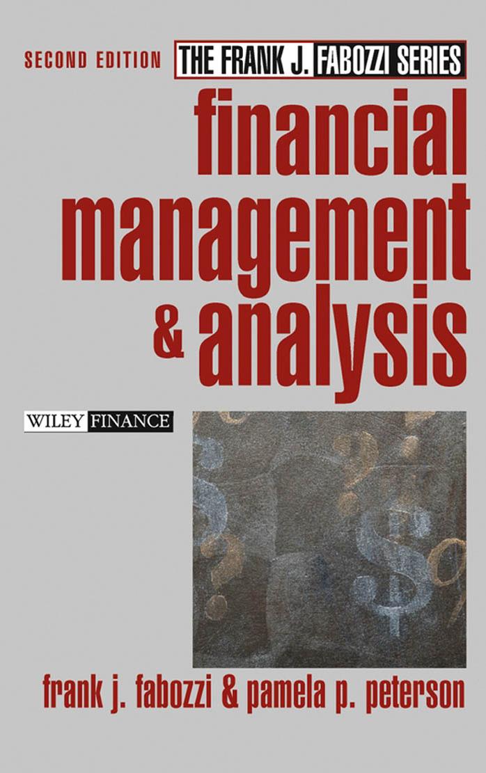 Financial Management and Analysis, 2nd Edition