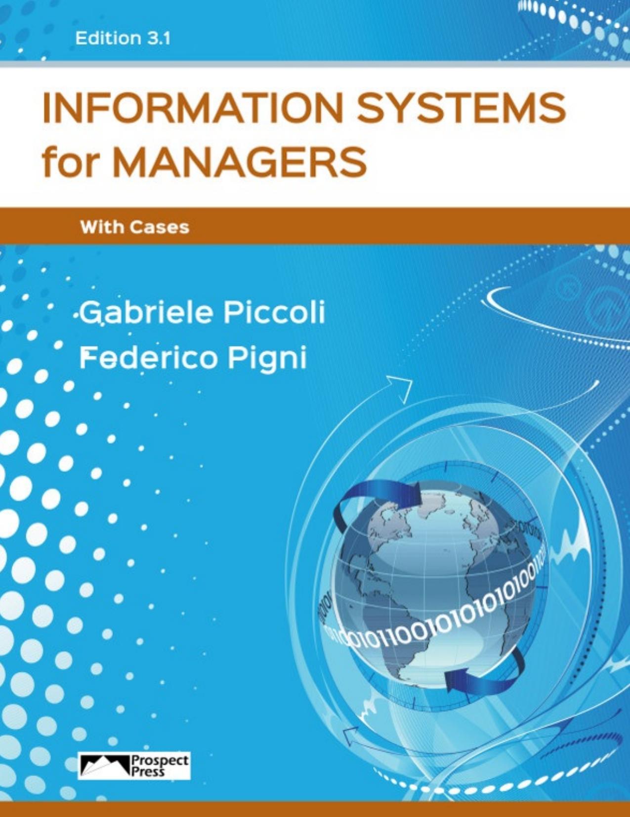 Information Systems for Managers with Cases, Edition 3.1