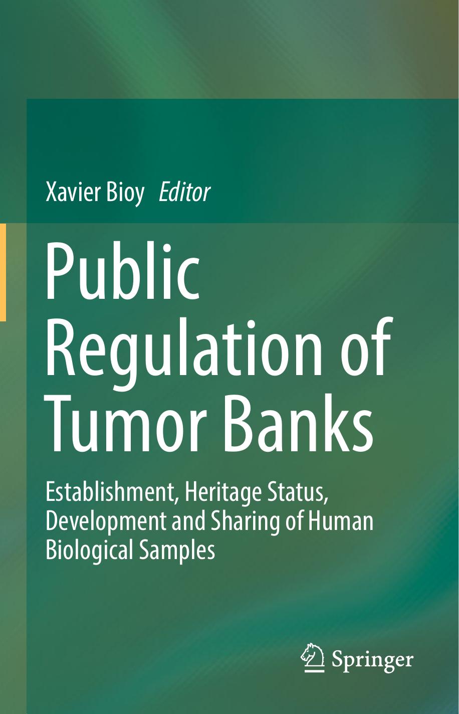 Public Regulation of Tumor Banks 2018.pdf