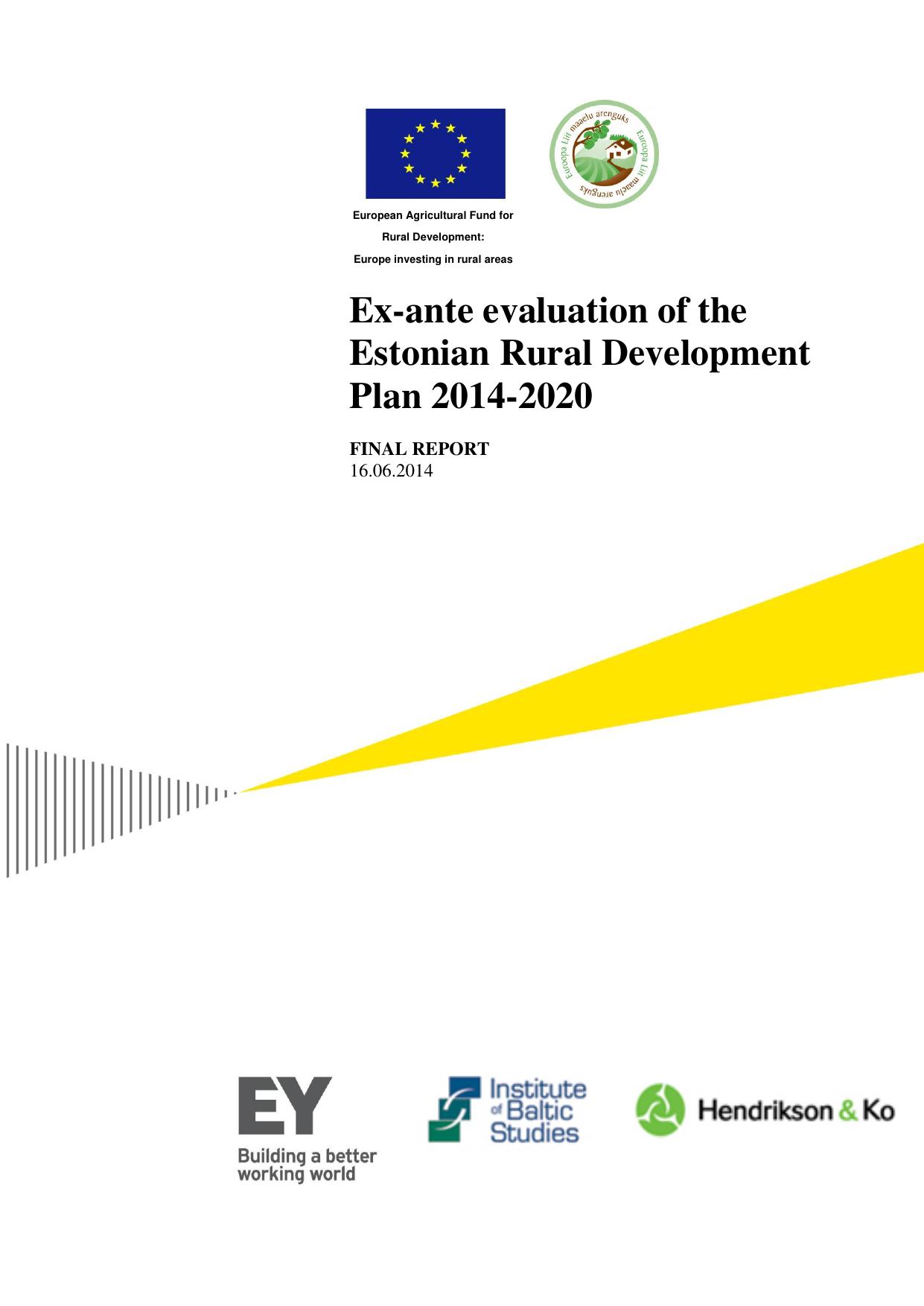 Ex-ante-evaluation 2014