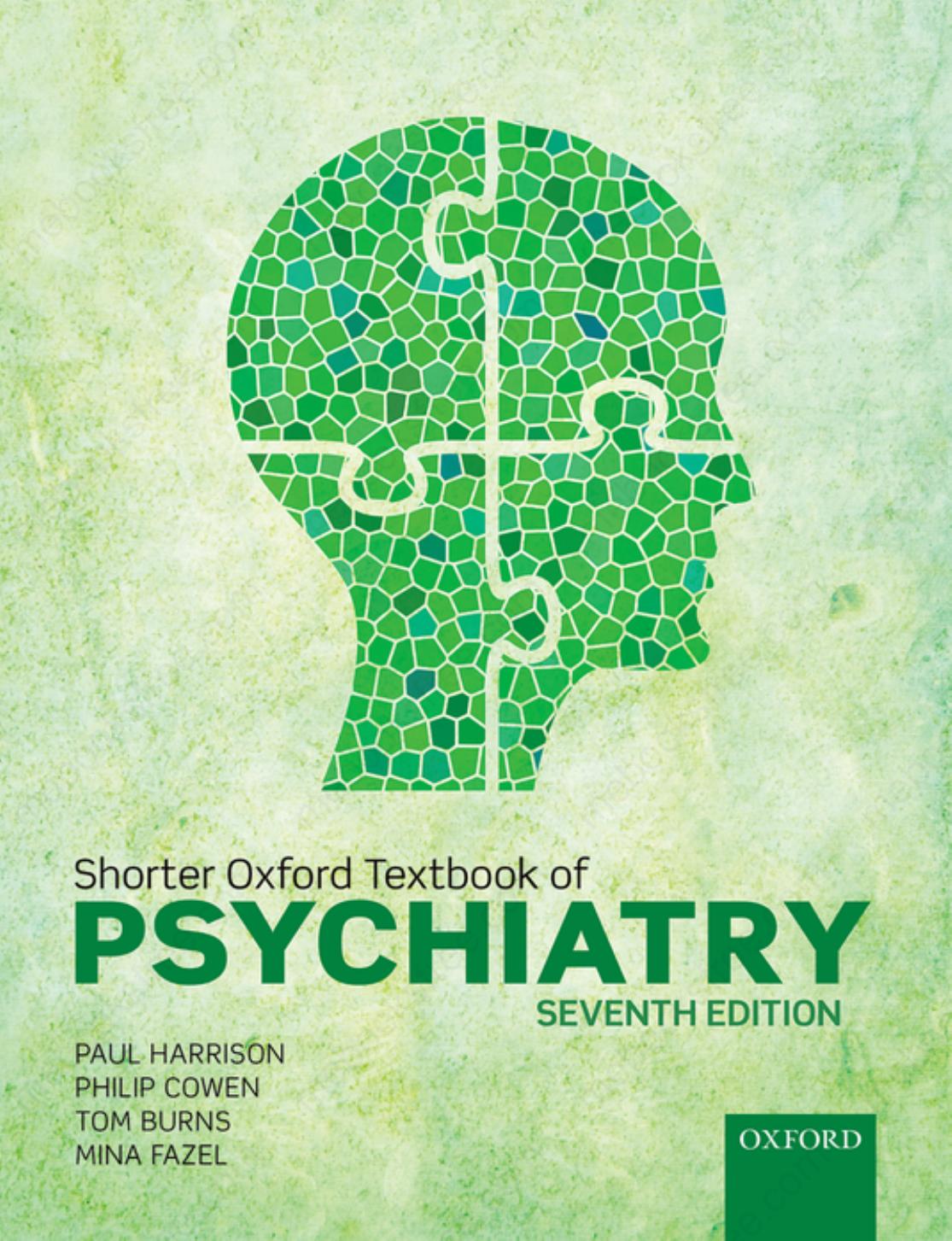 Shorter Oxford Textbook of Psychiatry 2017