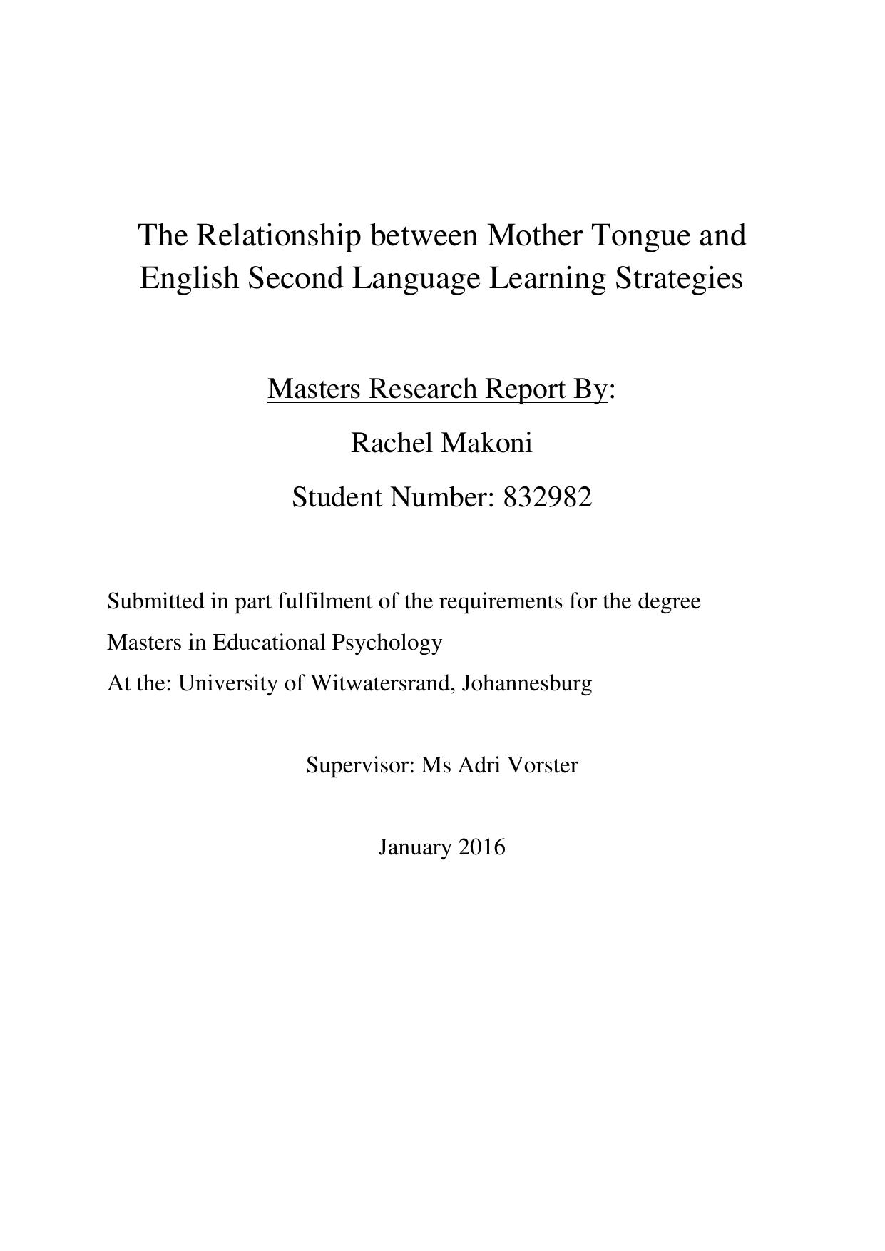 The Relationship between Mother Tongue 2016.pdf