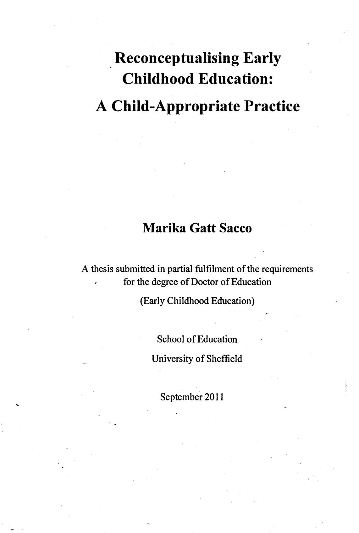 Reconceptualising Early Childhood Education 2011.pdf
