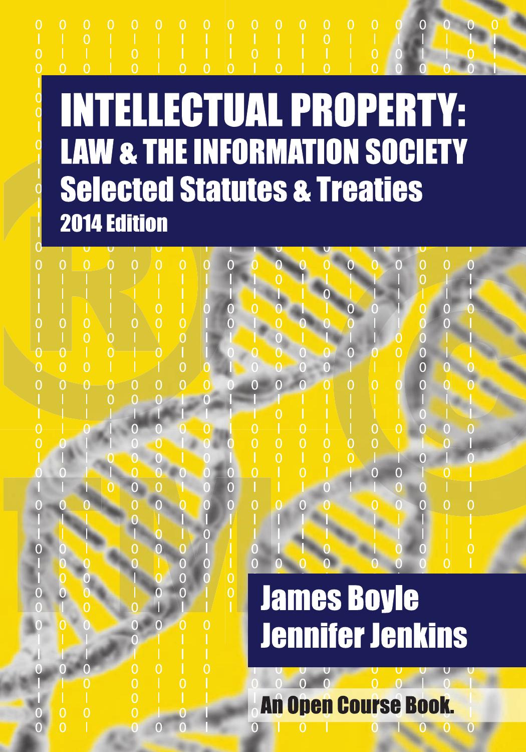 Intellectual Property: Statutory Supplement 2014, 1st edition