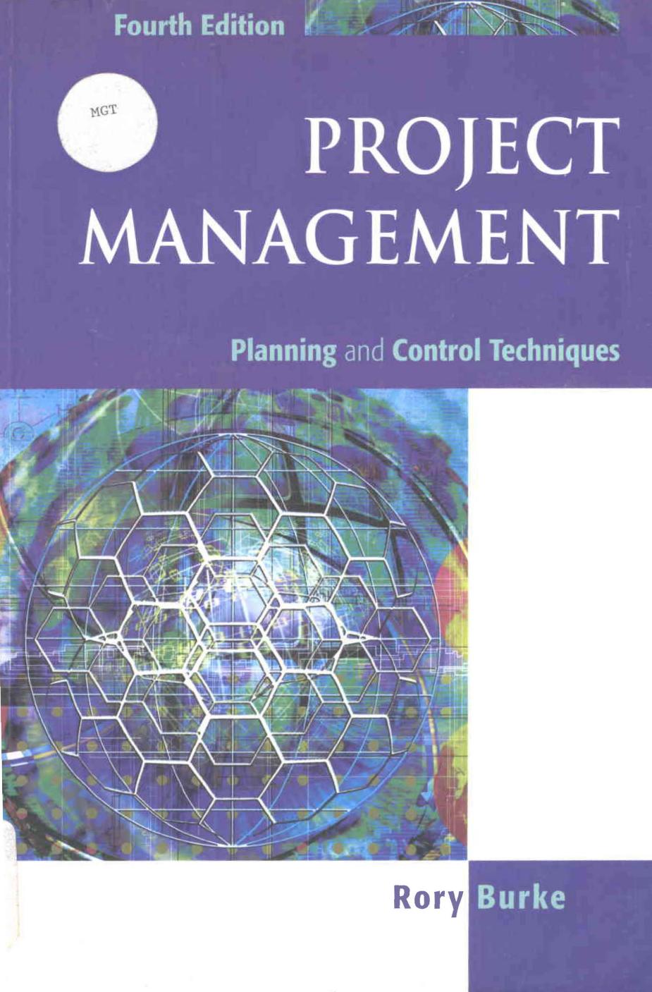 Project Management planning and control techniques 2003