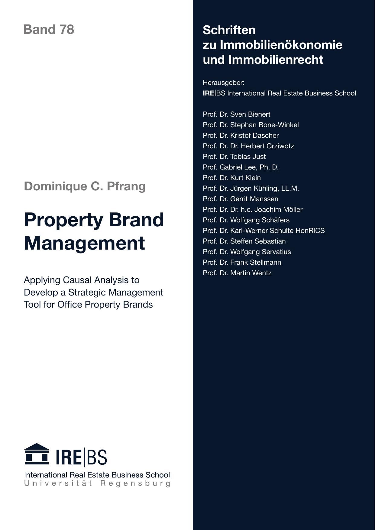 Property Brand Management 2015