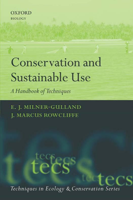 Conservation and Sustainable Use : A Handbook of Techniques