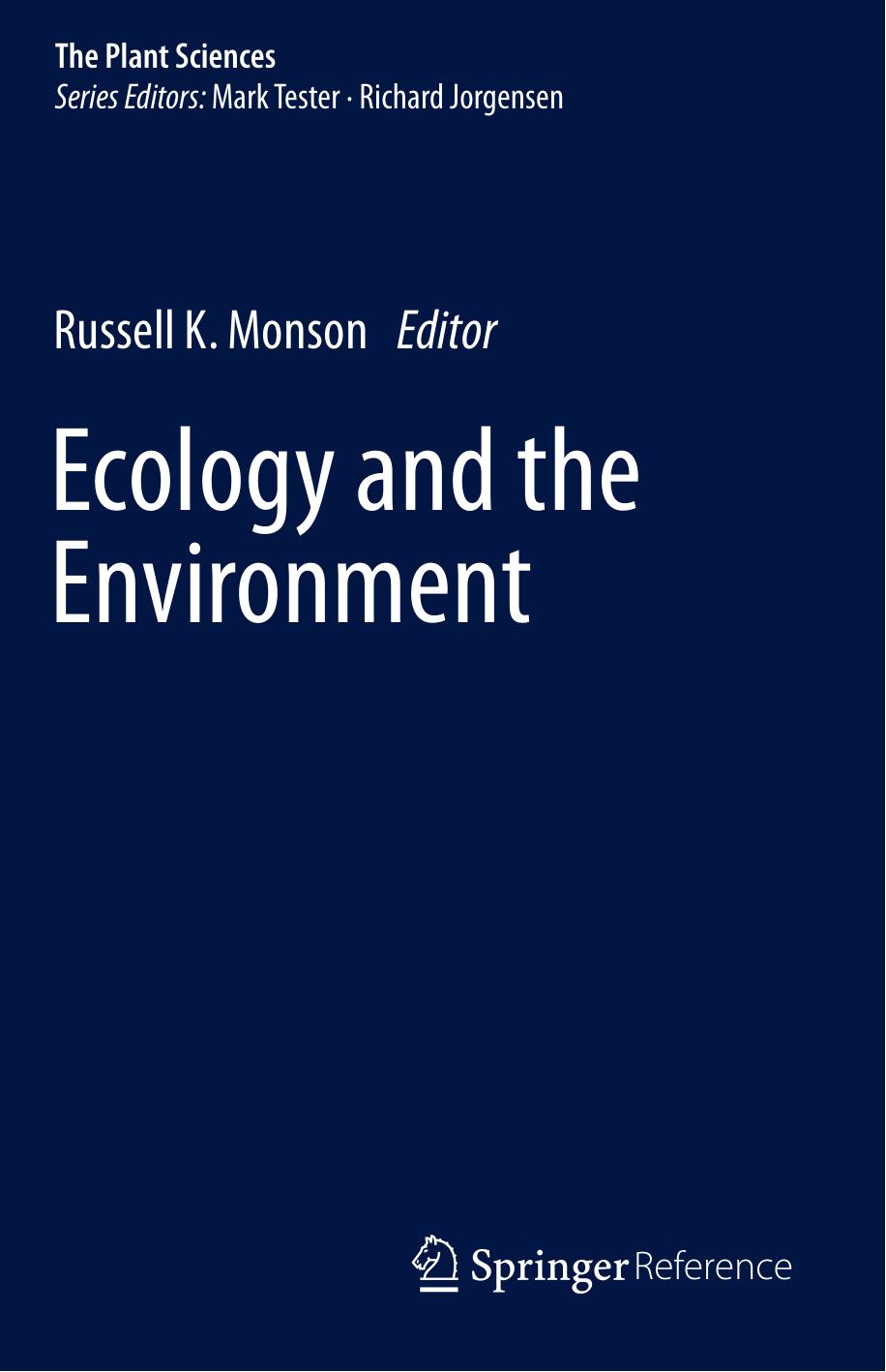 Ecology and the Environment 2 2014