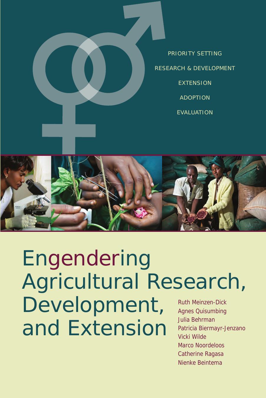 Engendering Agricultural Research, Development, and Extension