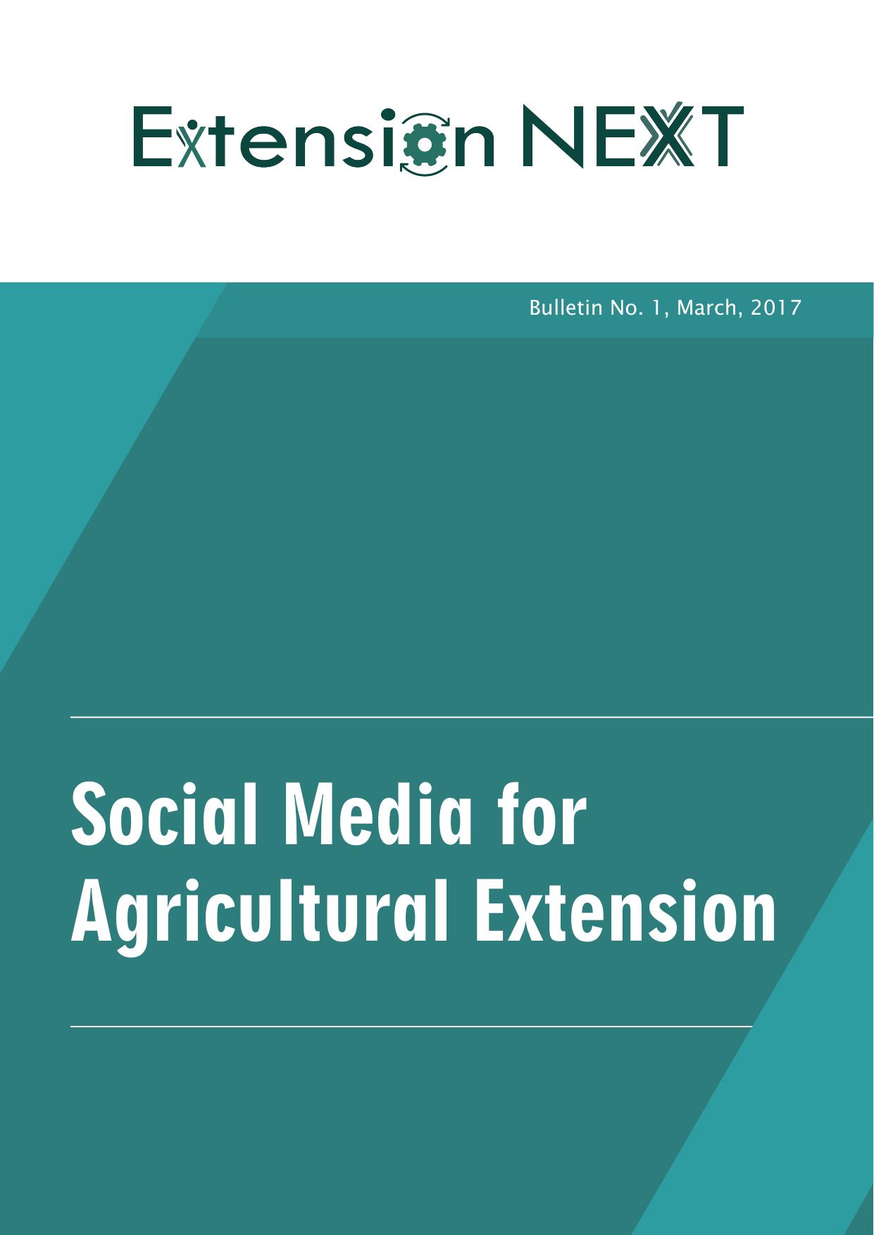 Social Media for Agricultural Extension 2017