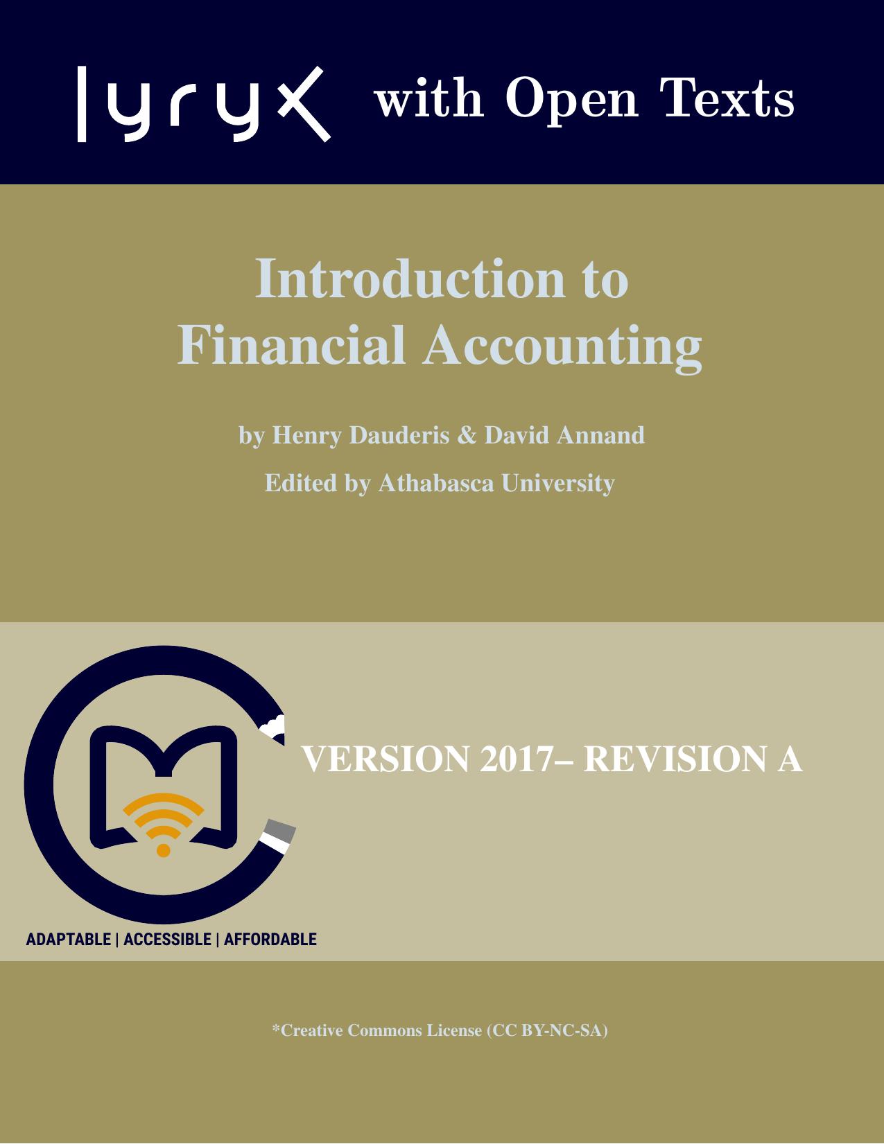 Introduction to Financial Accounting