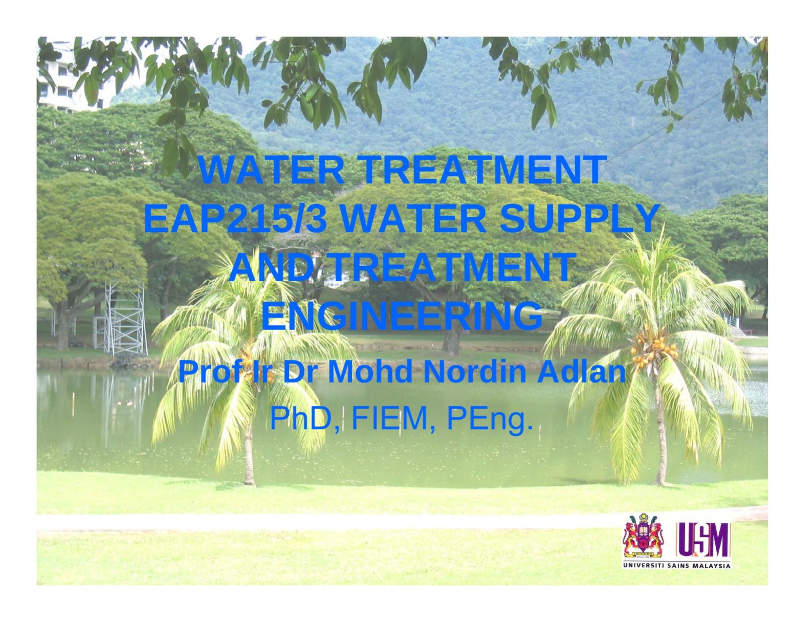water treatment eap215 3 water supply and treatment engineering 2015