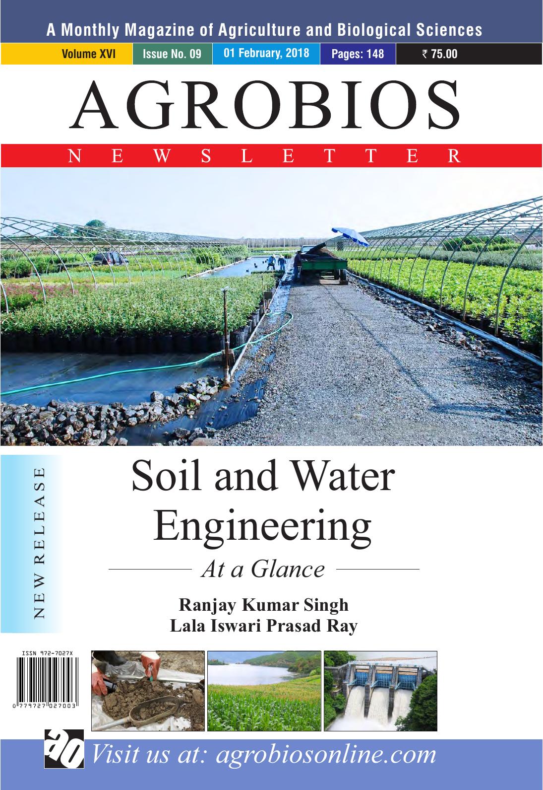 Soil and Water Engineering 2018
