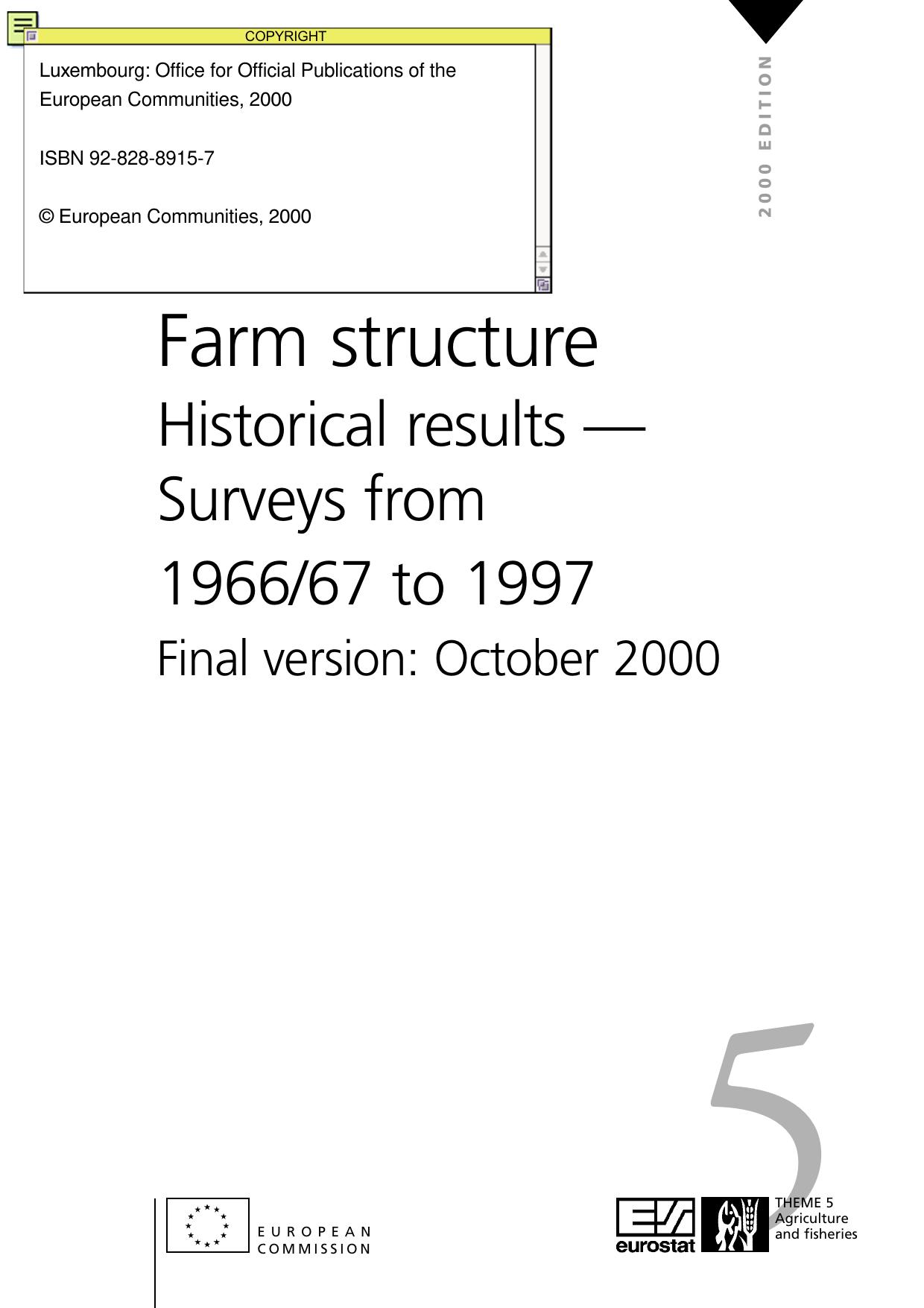 FARM STRUCTURES 2000