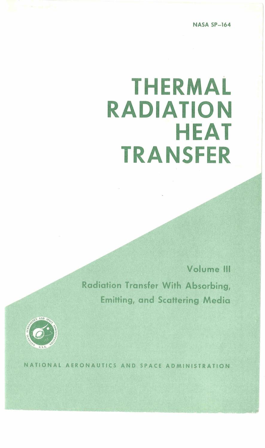 Thermal Radiation Heat Transfer. Vol 3                                                                                                    1971