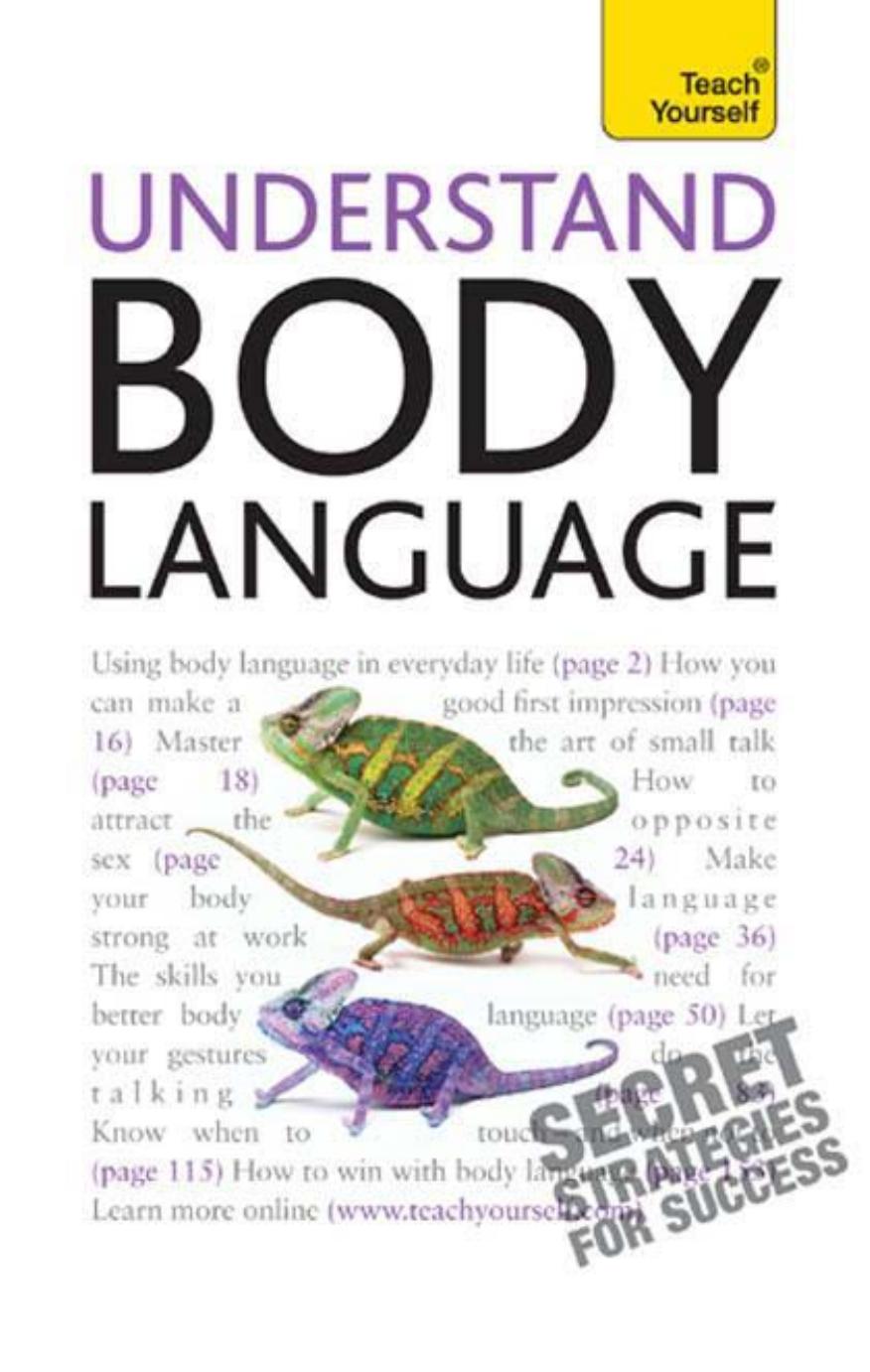 Understand Body Language (Teach Yourself   2009