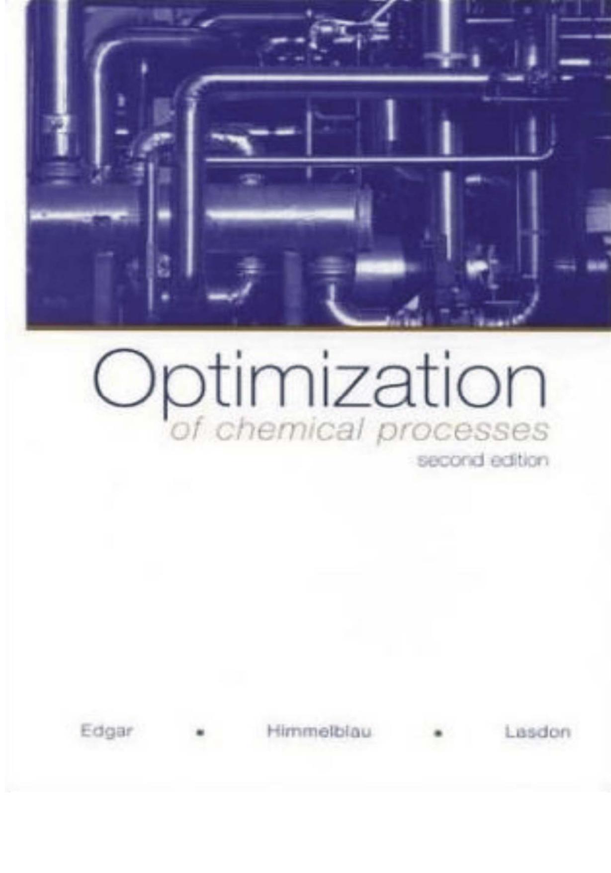 Optimization of Chemical Processes