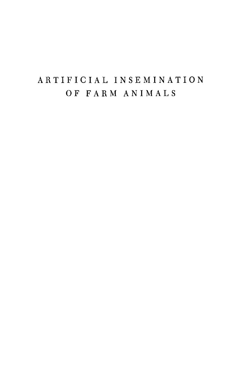 artificial insemination of farm animals 1995