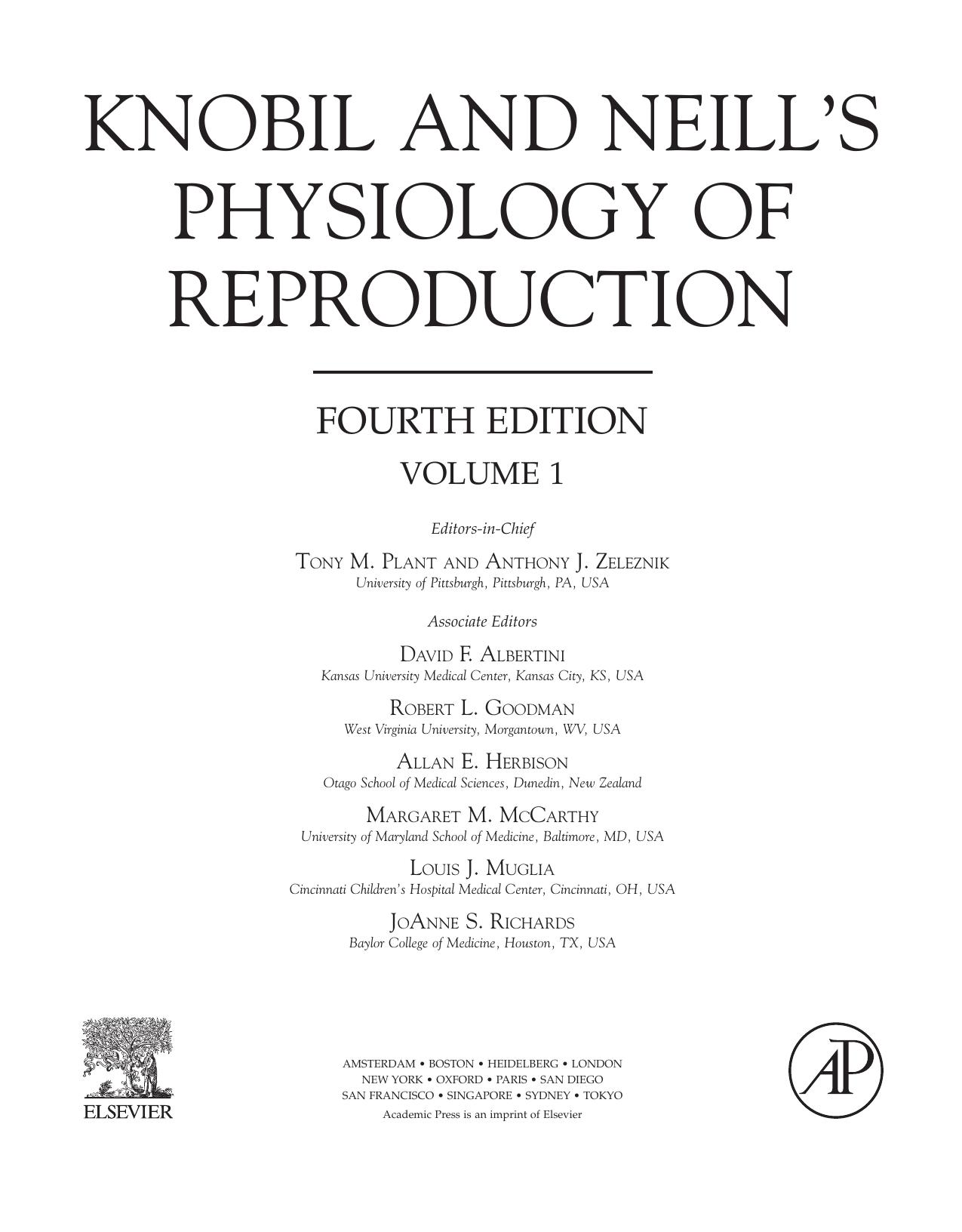 Knobil and Neills Physiology of Reproduction2 2015