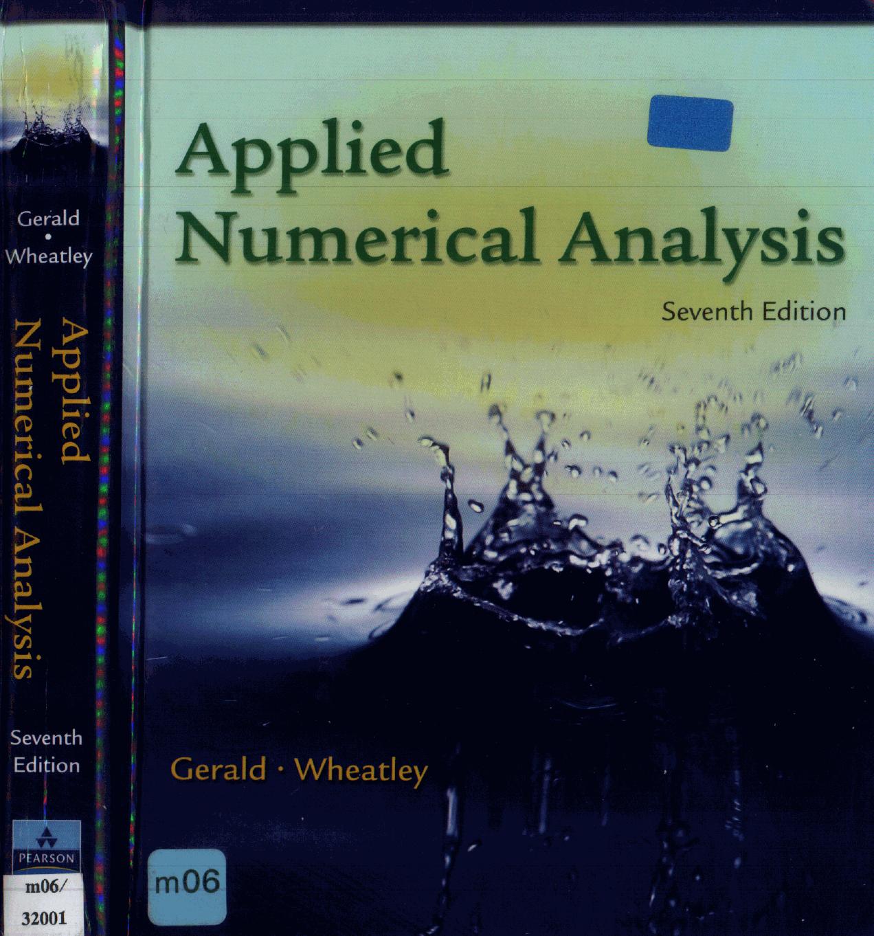 Appled Numerica Analysis Gerald ed7                                                                                   2004