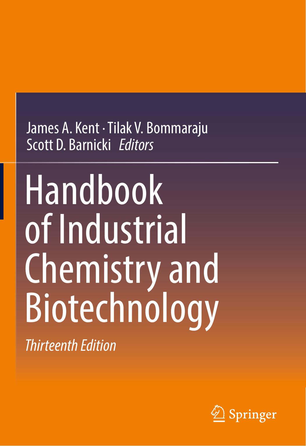 Handbook of industrial chemistry and biotechnology 2017