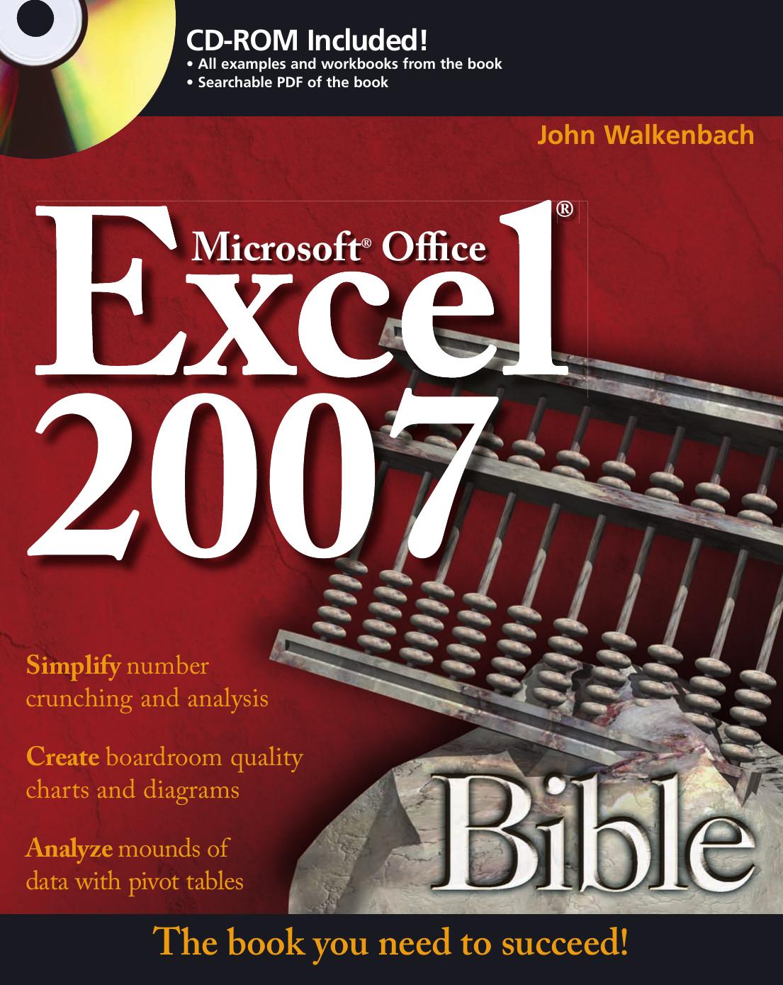 Excel® 2007 Bible