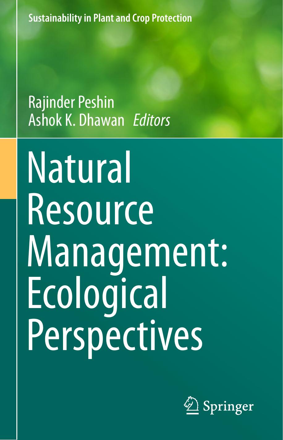 Natural Resource Management Ecological Perspectives 2019