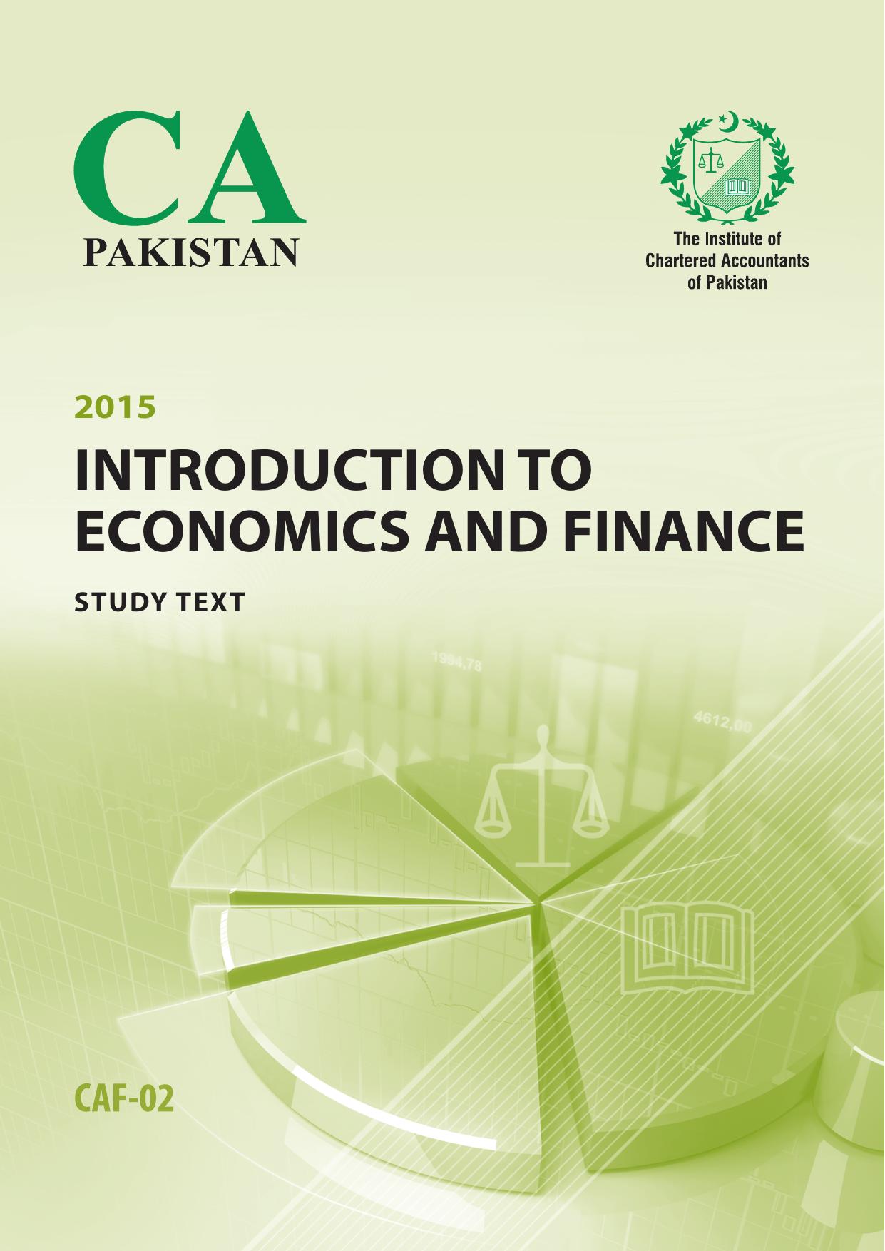 introduction to economics and finance 2015