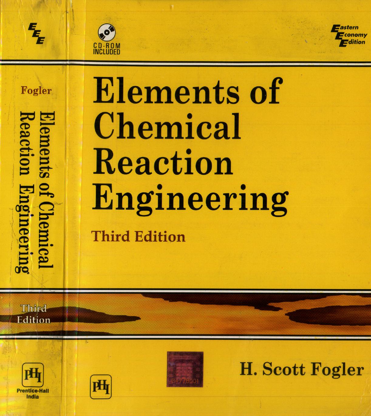 elements of chemical reaction engineering 3rd fogler                                                                2004